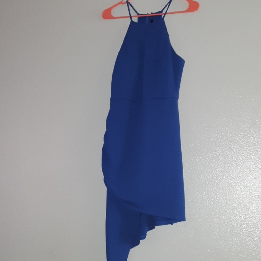 Royal blue dress